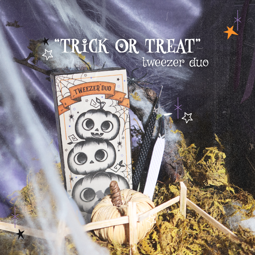 TRICK OR TREAT lash tweezer bundle