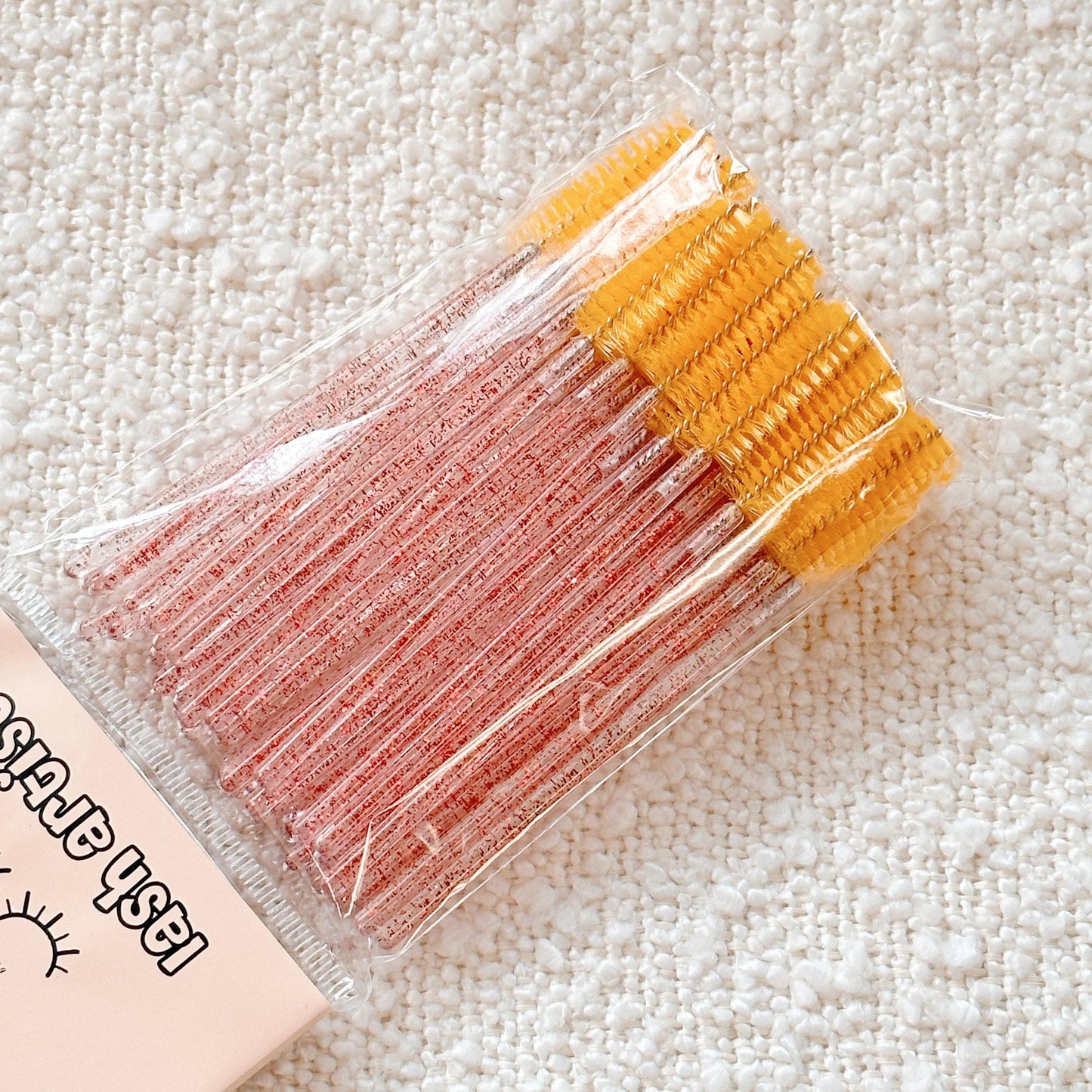 PAINT BRUSH sparkly mascara wand spoolie