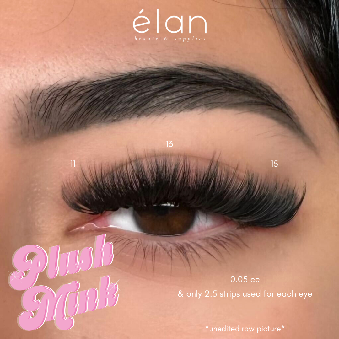 0.07 PLUSH MINK lash trays (PLUSH +FLUFF) š°