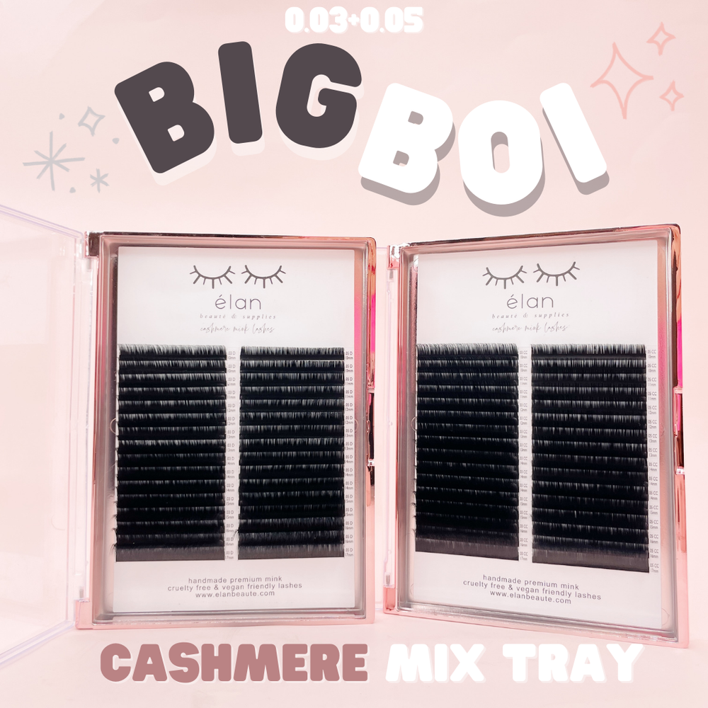 the BIG BOI 0.03+0.05 CASHMERE MINK mix tray ๐ซ