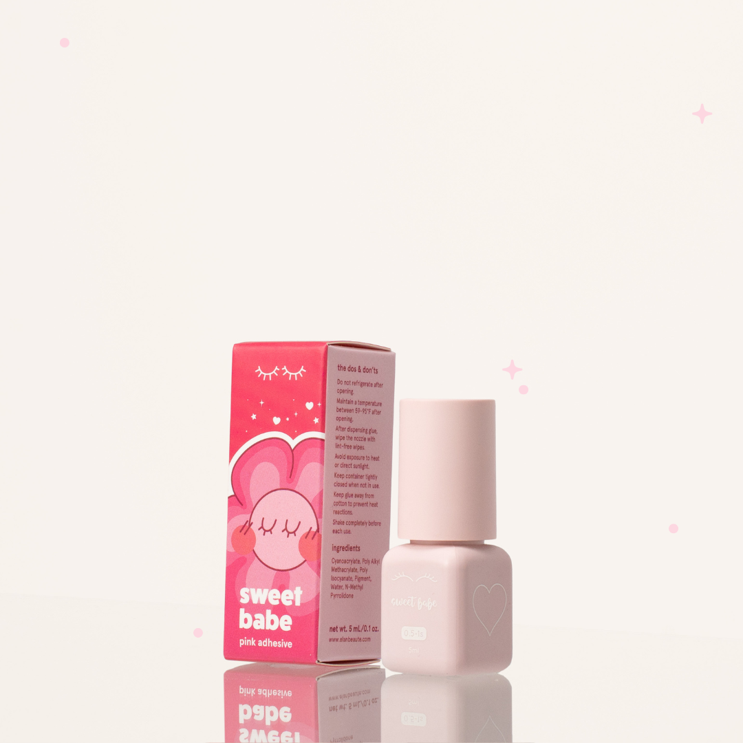 SWEET BABE pink adhesive