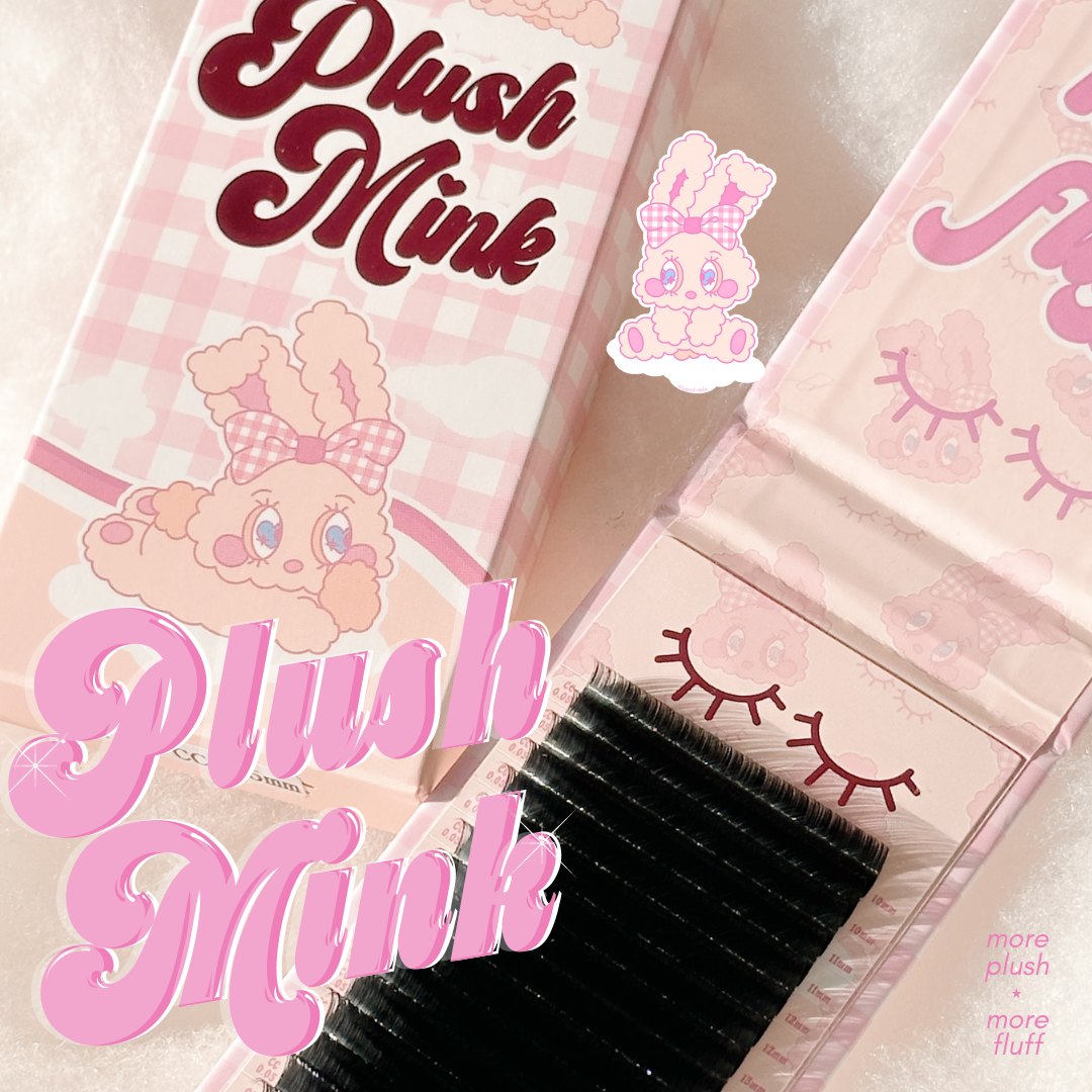 0.07 PLUSH MINK lash trays (PLUSH +FLUFF) š°