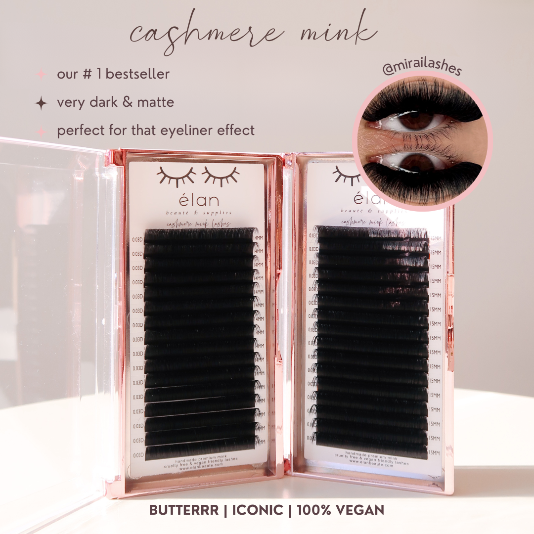 0.15 CASHMERE MINK lash trays š«
