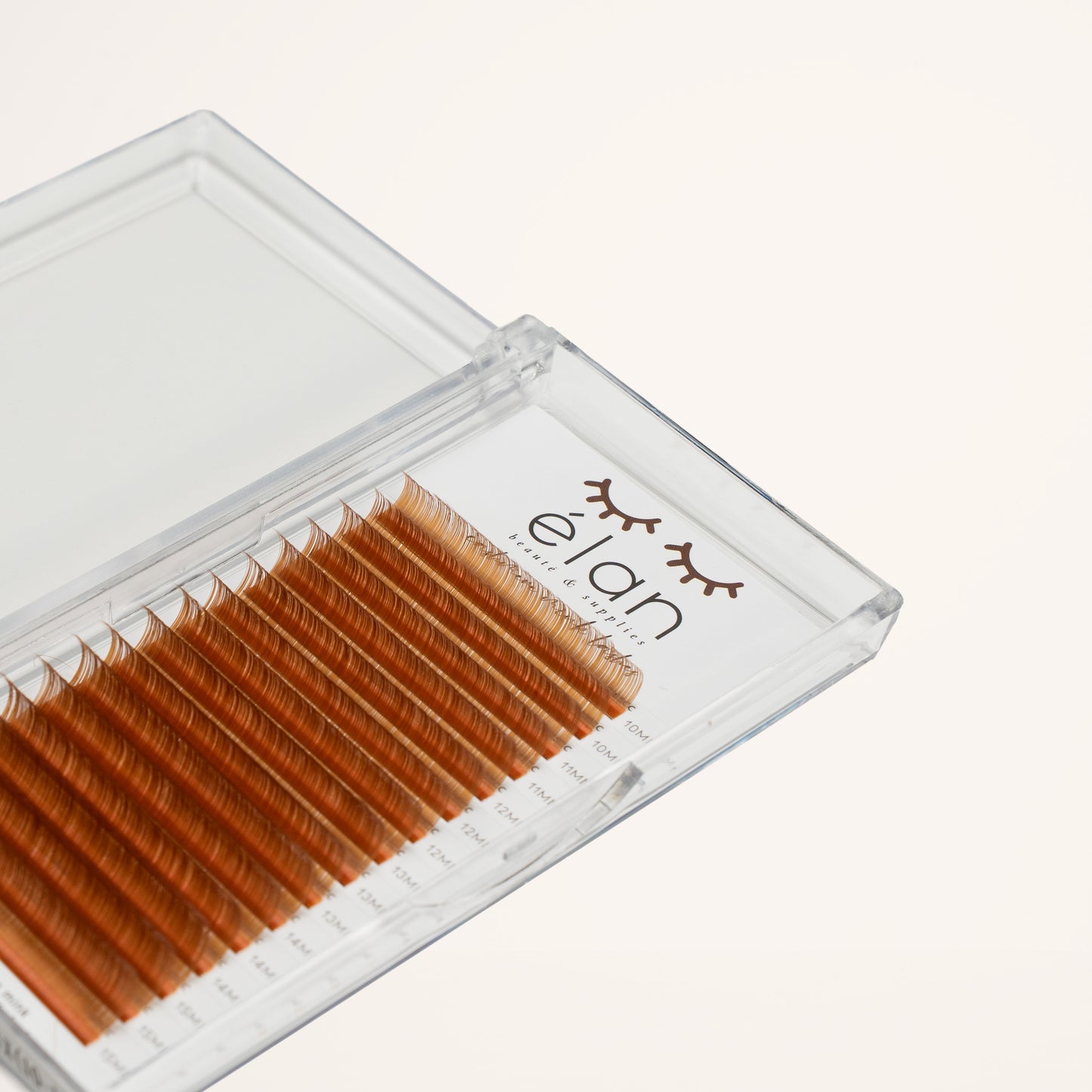 LIGHT BROWN color lashes