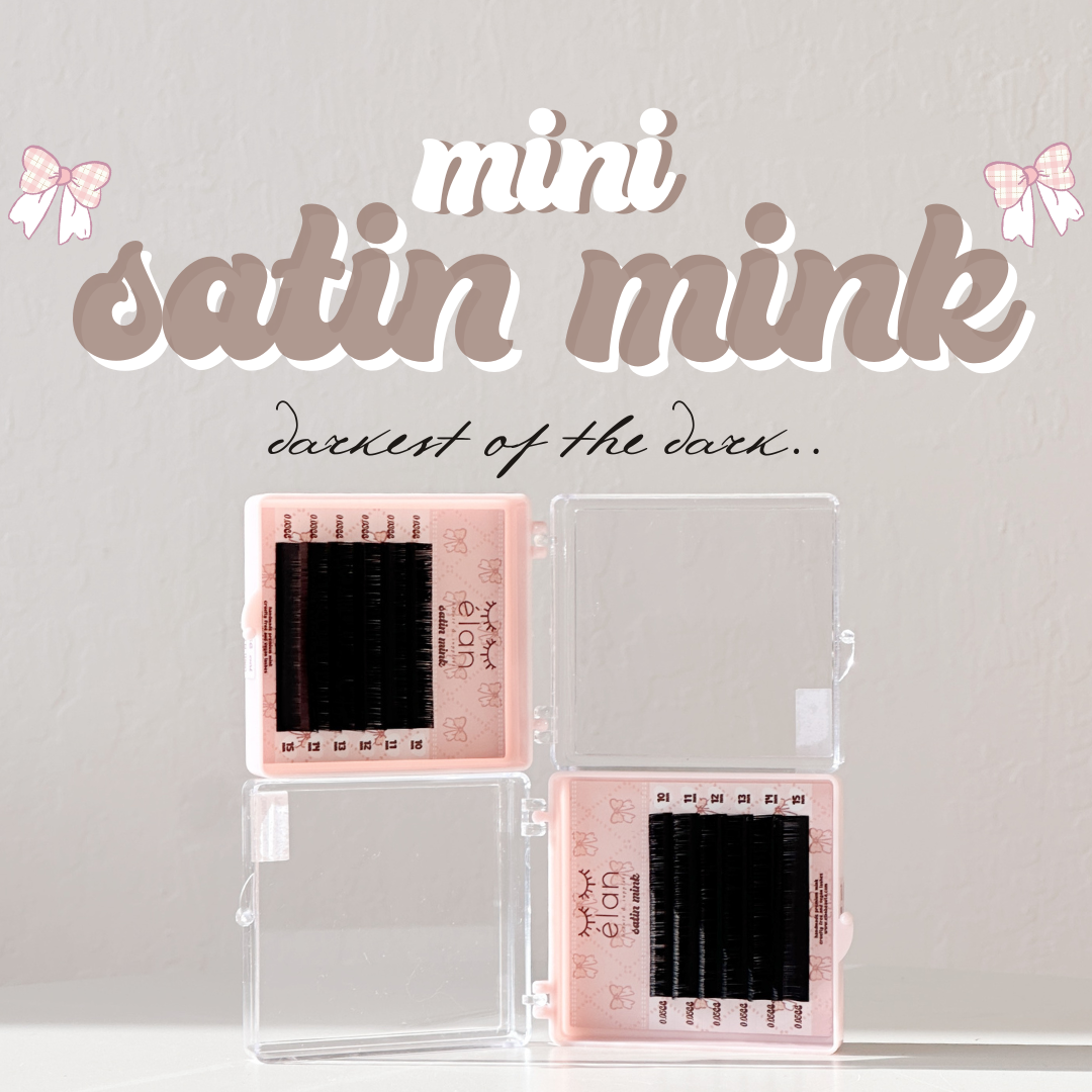 MINI TESTER TRAY- satin mink (DARKEST lashes) 🎀