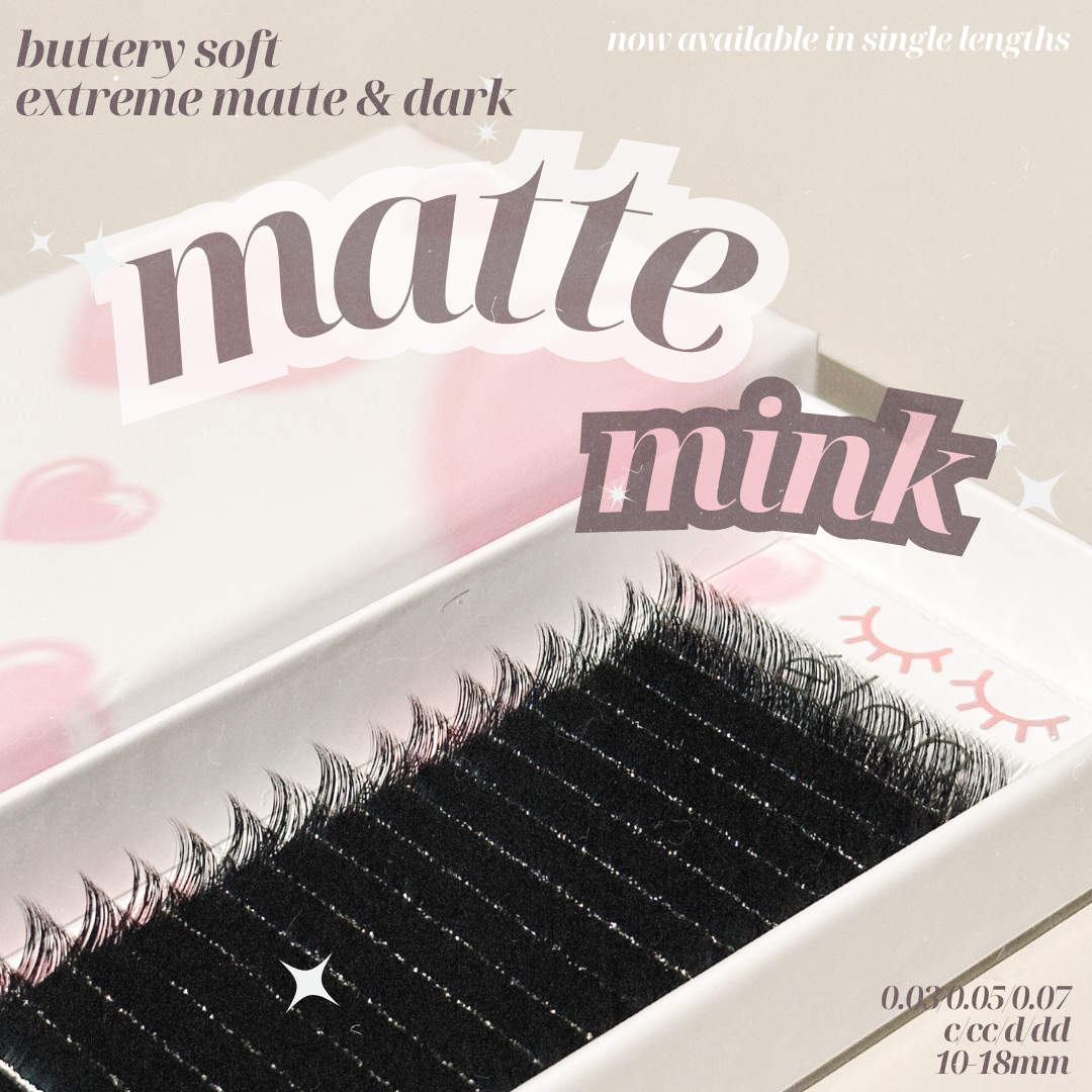 0.07 MATTE MINK lash tray π