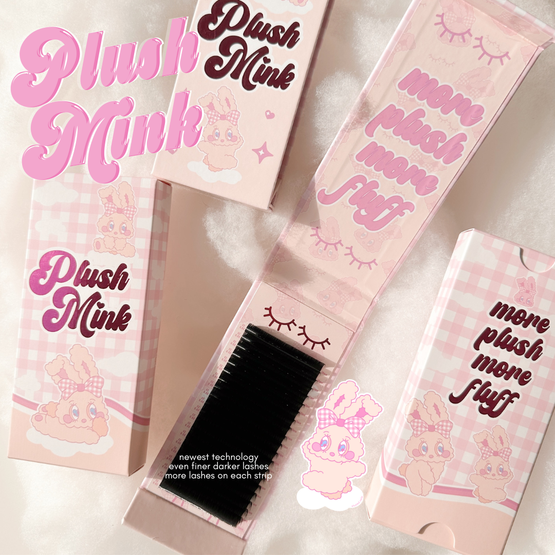 0.07 PLUSH MINK lash trays (PLUSH +FLUFF) š°