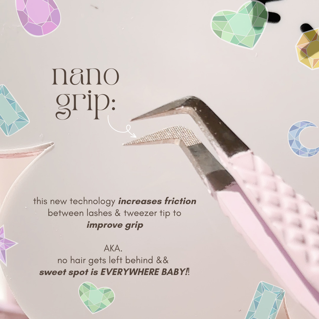 GEMSTONE: nano grip VOLUME tweezer