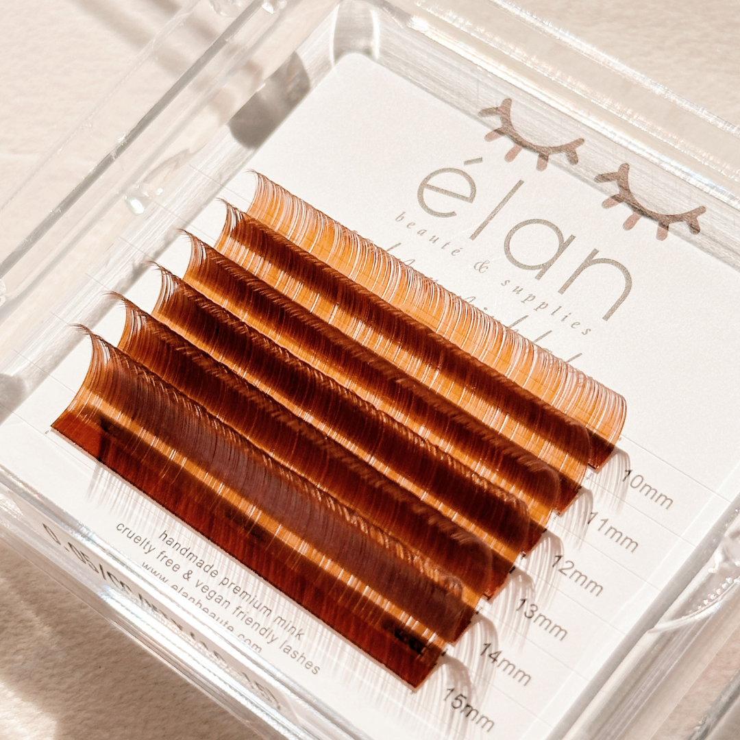 MINI BROWN color lashes