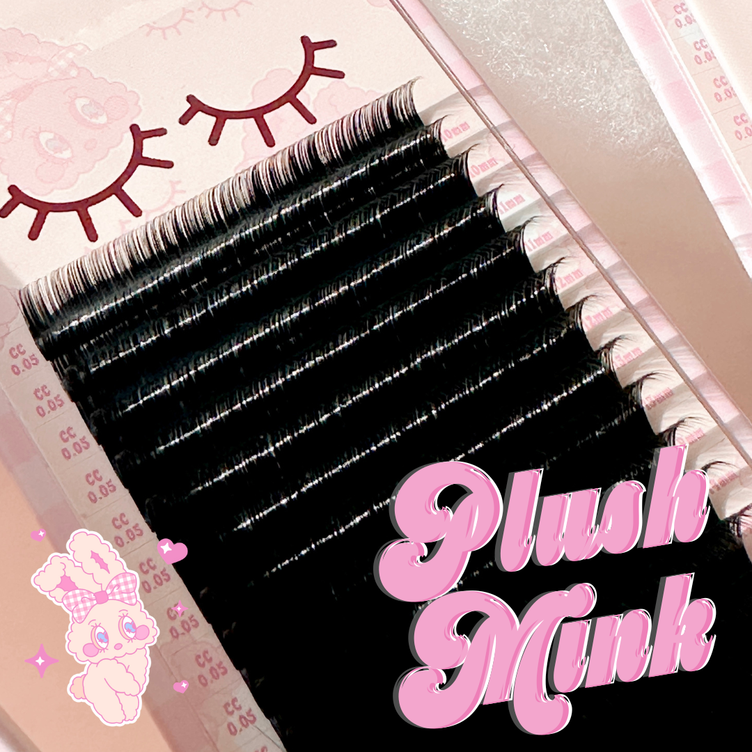 0.05 PLUSH MINK lash trays (PLUSH +FLUFF) š°