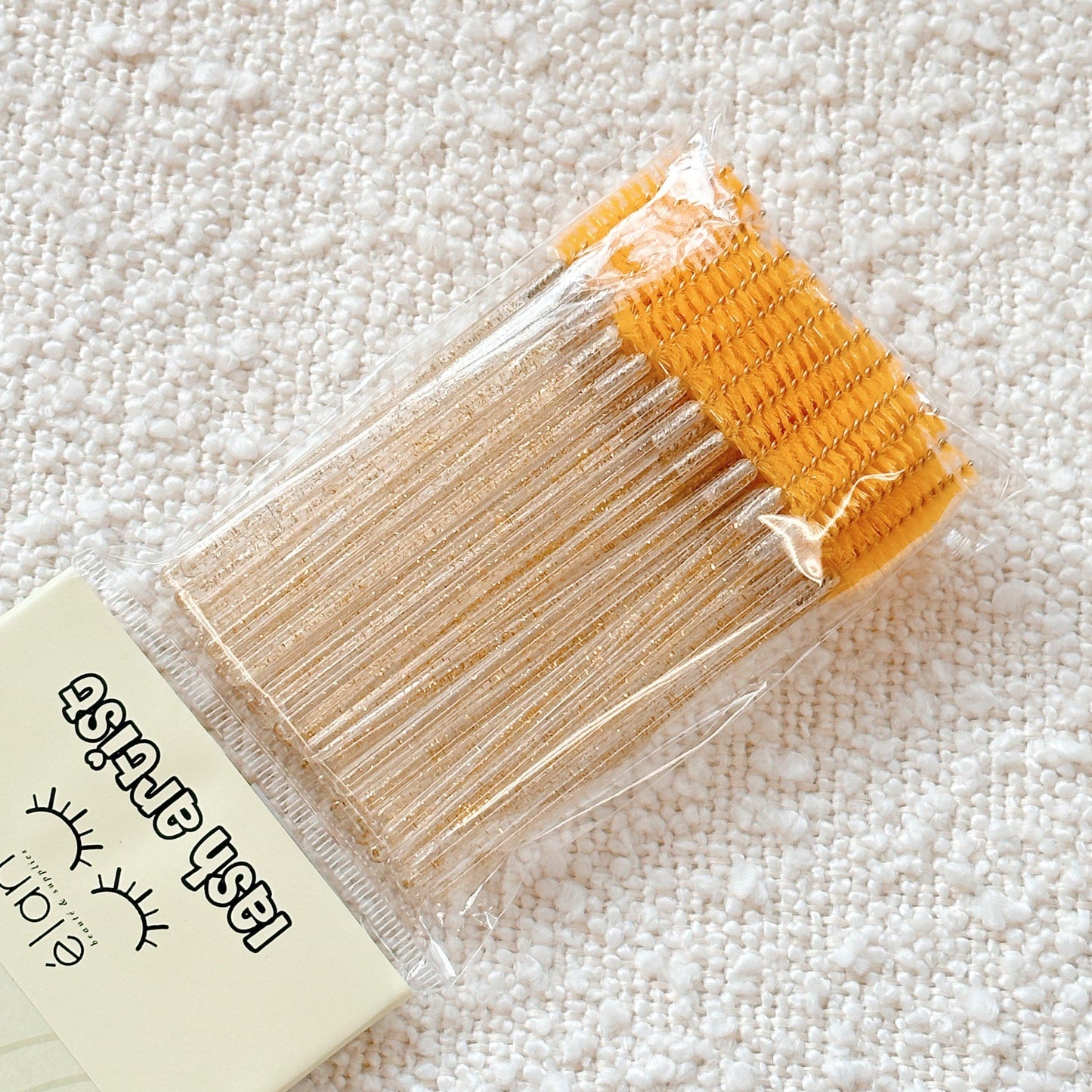 PAINT BRUSH sparkly mascara wand spoolie