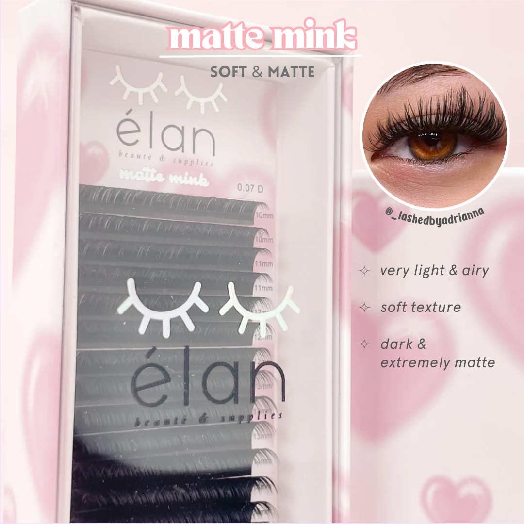 0.05 MATTE MINK lash tray π