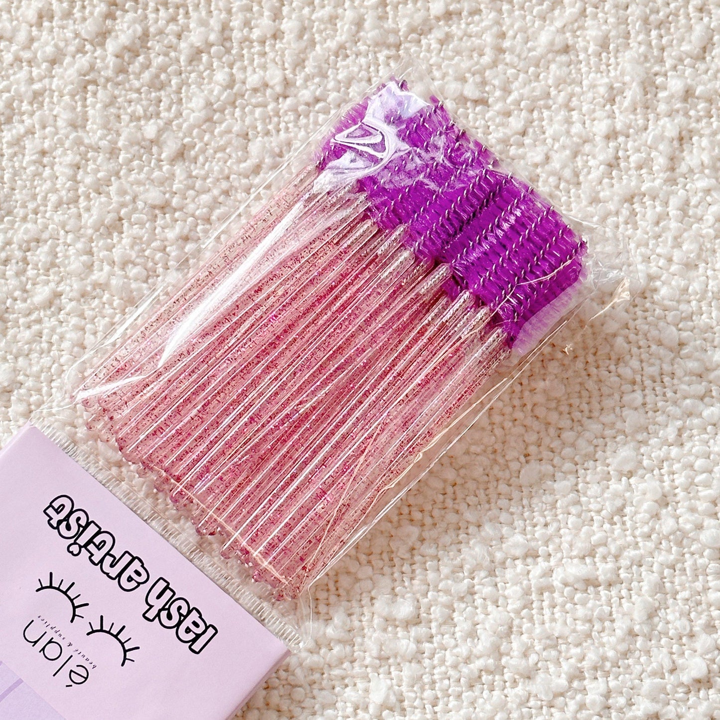 PAINT BRUSH sparkly mascara wand spoolie