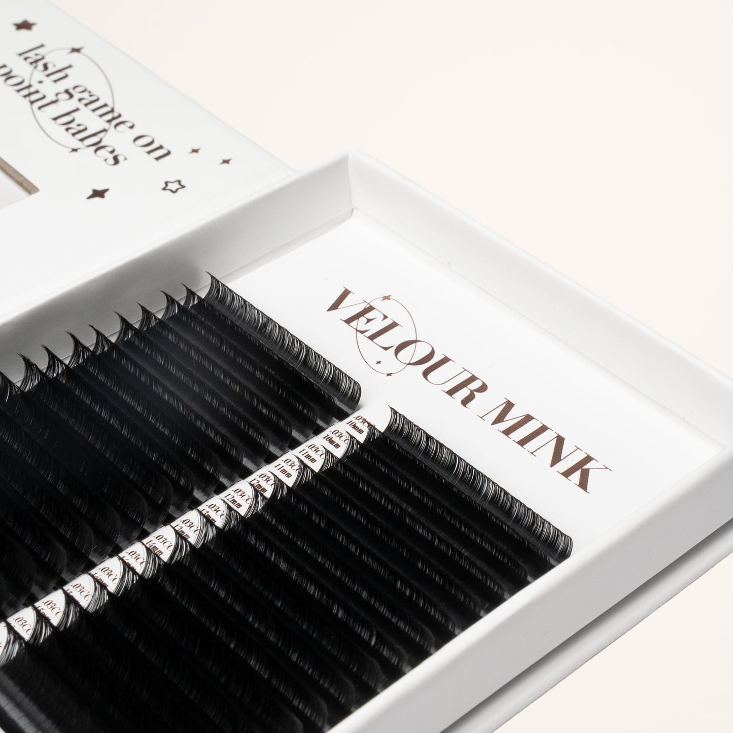 the BIG BOI 0.03+0.05 VELOUR MINK mix tray ✨