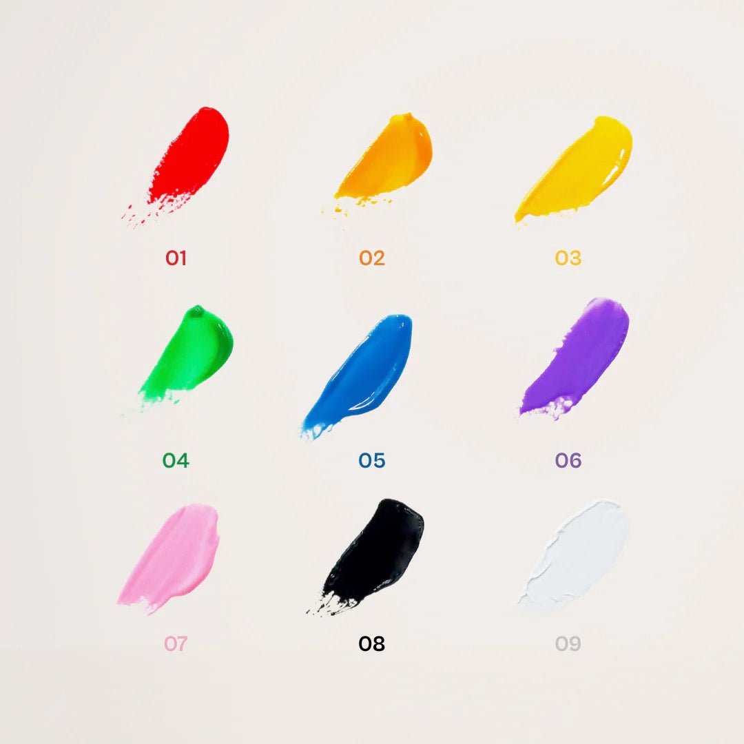 rainbow cream gel palette