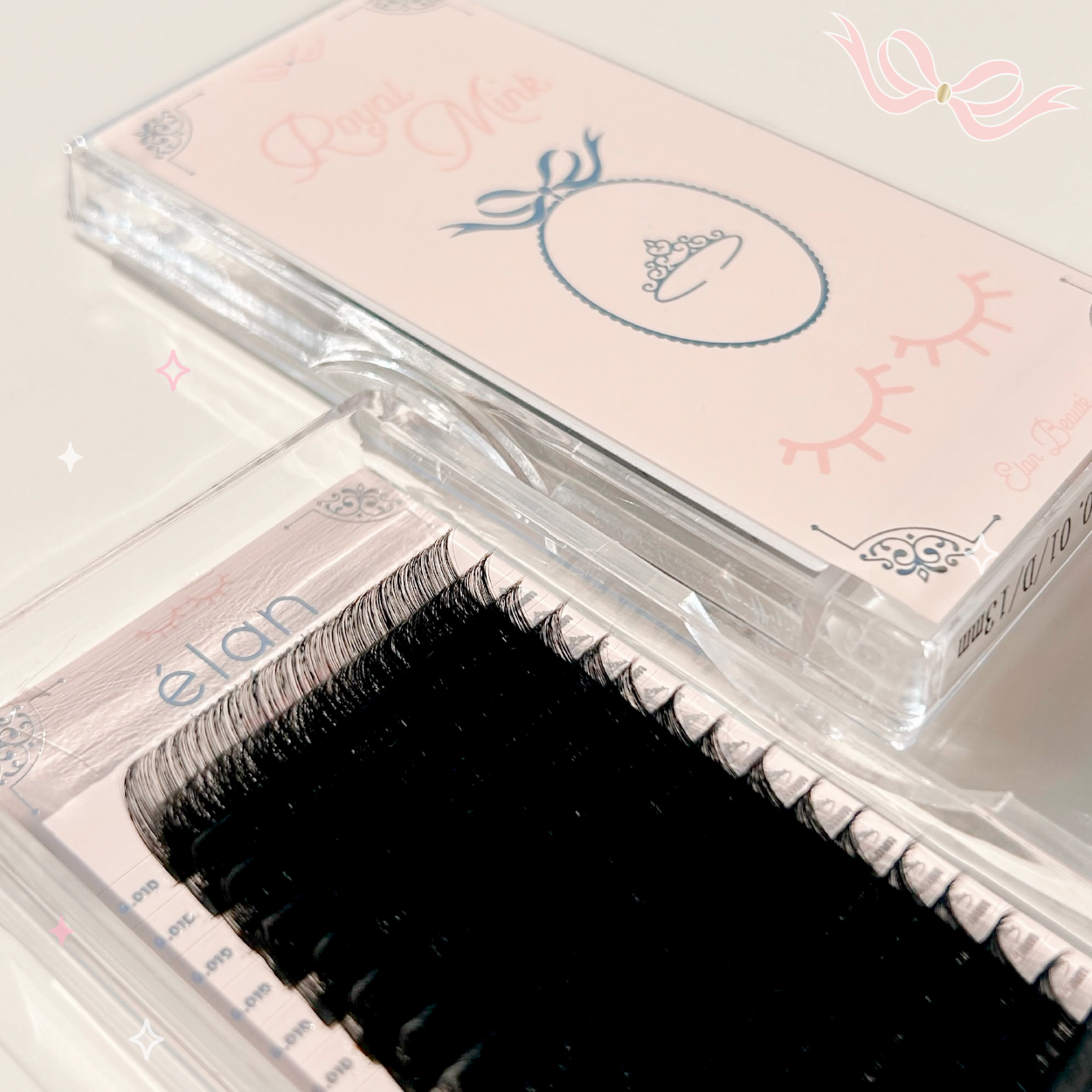 0.01 ROYAL MINK lash trays (lightest lashes) π