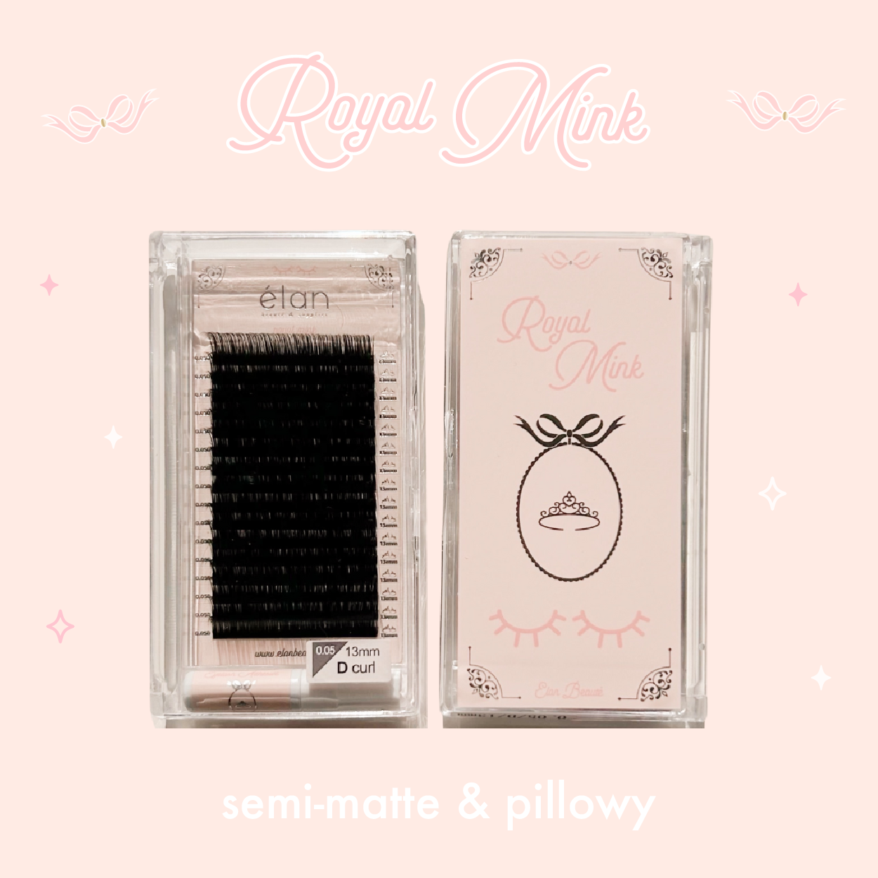 0.07 ROYAL MINK lash trays π