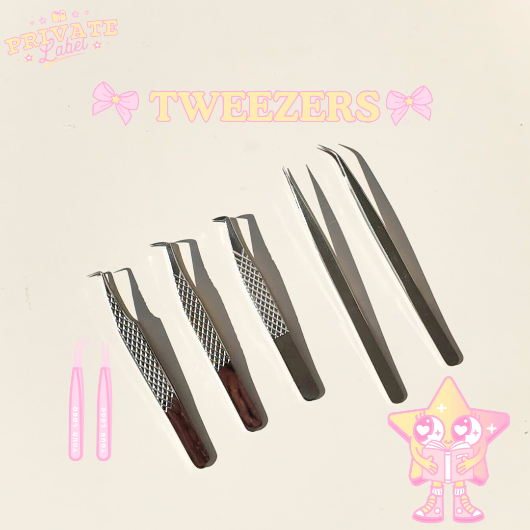 PRIVATE LABEL lash tweezers (SAMPLE)