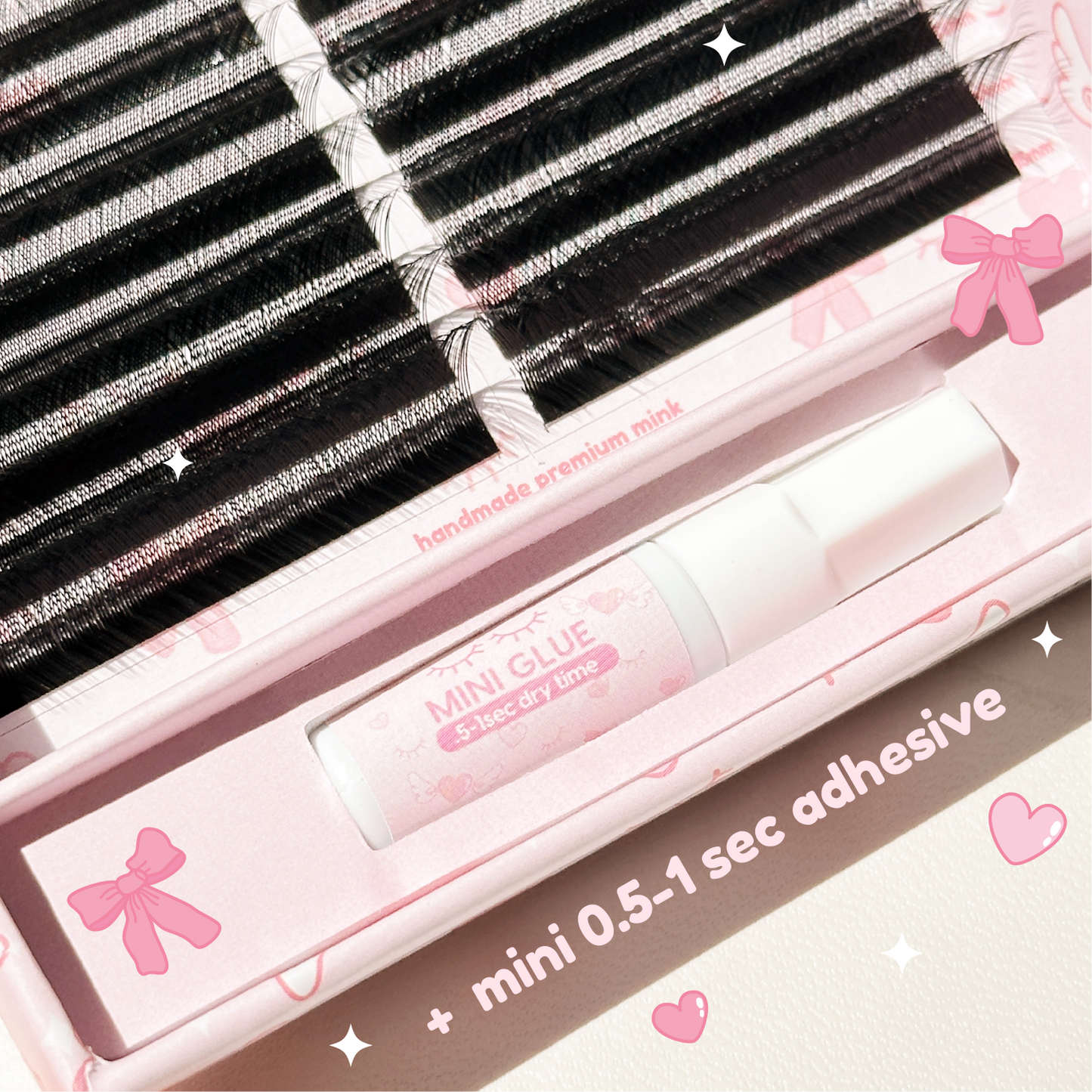 lovey YY lashes (+1 mini adhesive)