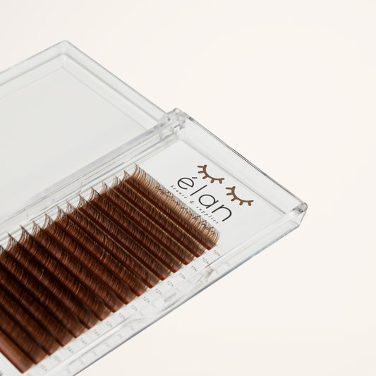 MEDIUM BROWN color lashes