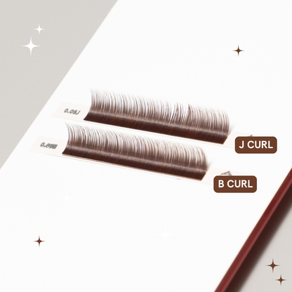 BROWN BOTTOM LASHES mini tray