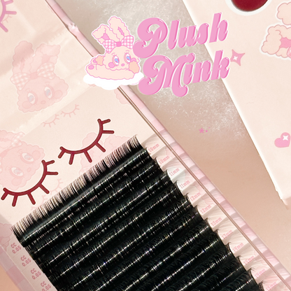 0.05 PLUSH MINK lash trays (PLUSH +FLUFF) 🐰
