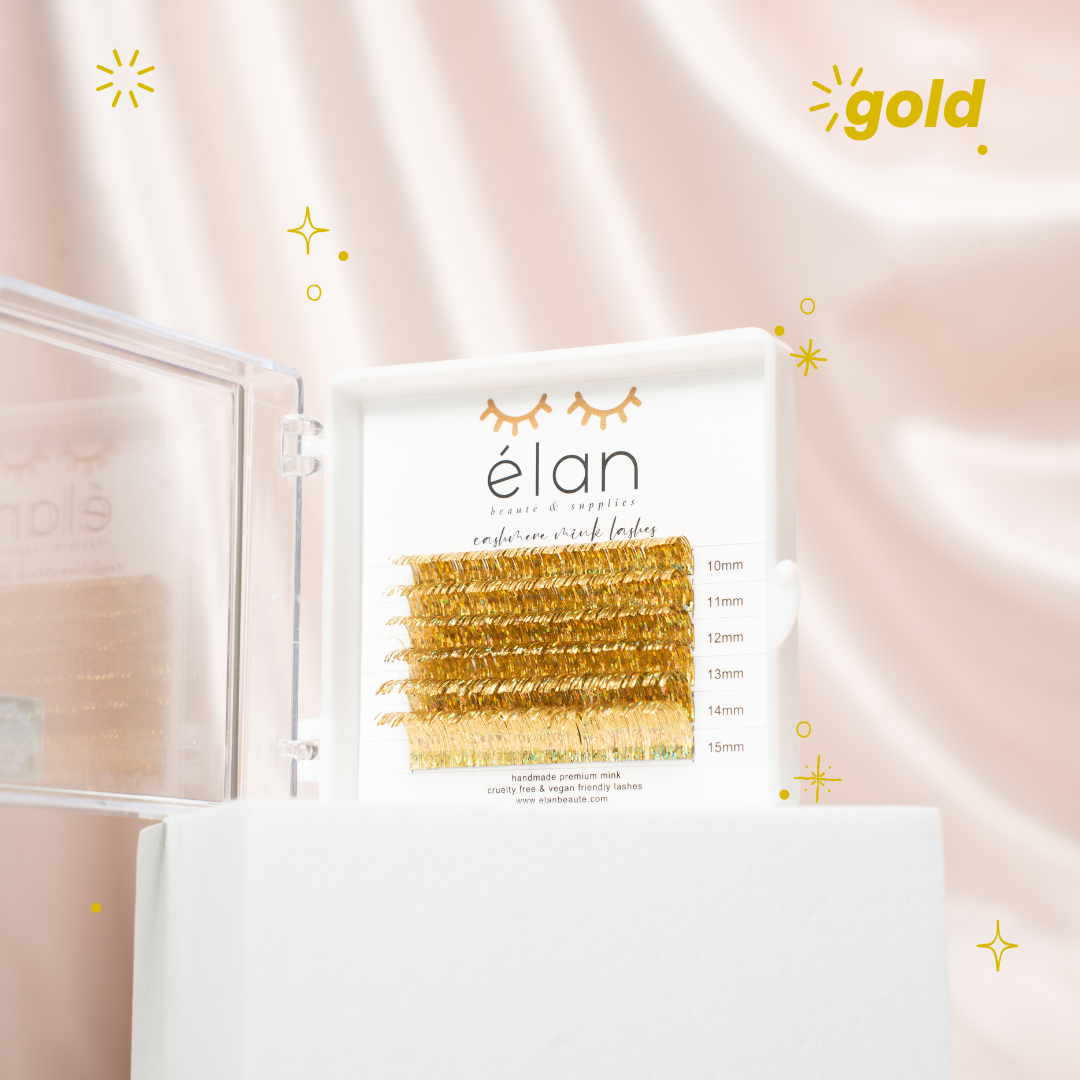 mini holo tinsel lashes