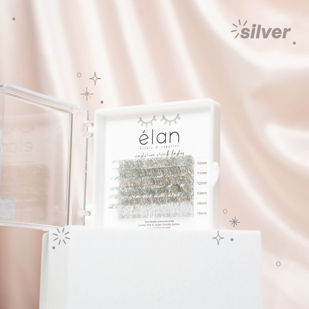 mini holo tinsel lashes