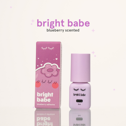 BRIGHT BABE blueberry adhesive