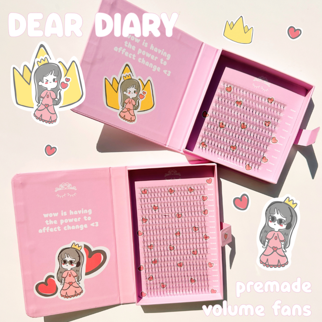 DEAR DIARY mini 200 premade volume fans