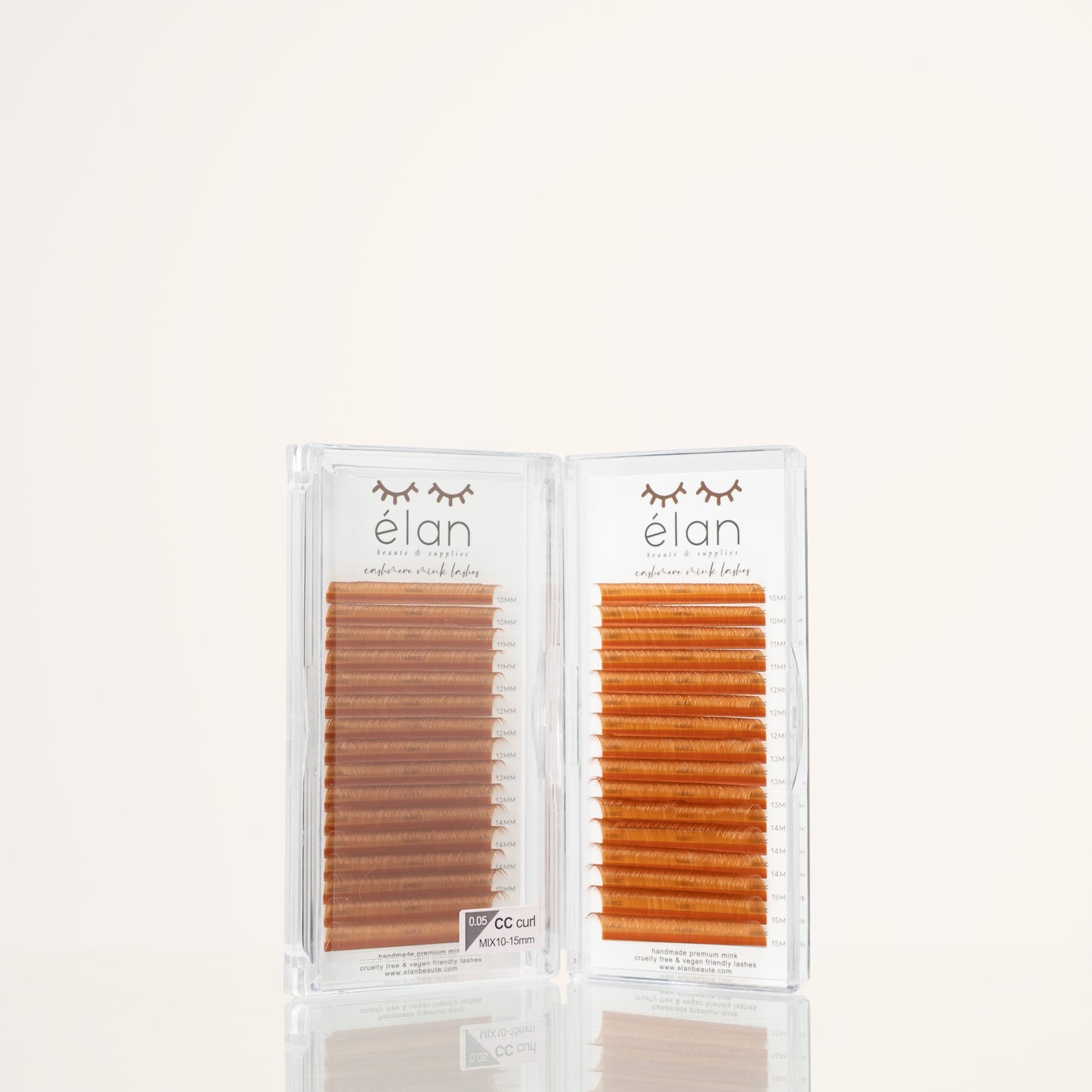 LIGHT BROWN color lashes