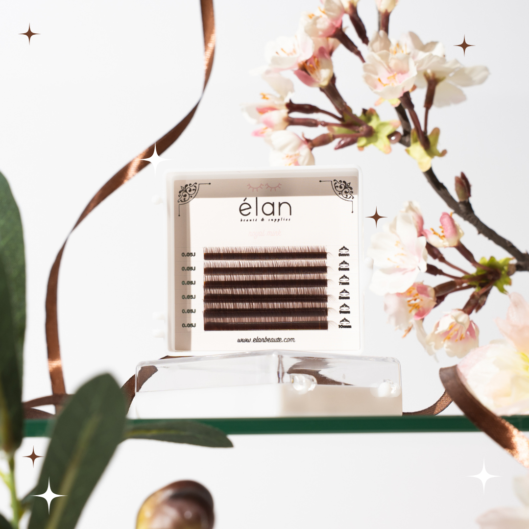 BROWN BOTTOM LASHES mini tray