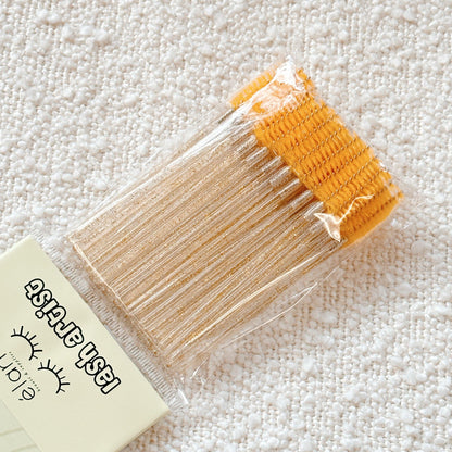 PAINT BRUSH sparkly mascara wand spoolie