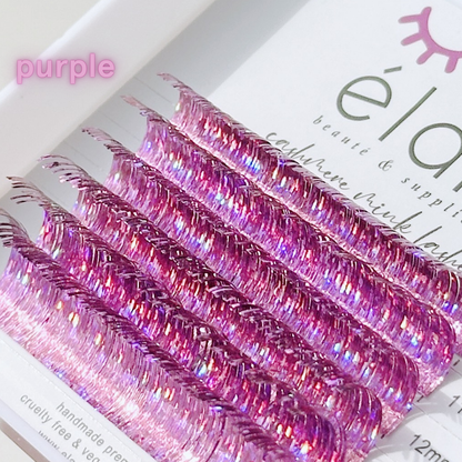 mini holo tinsel lashes