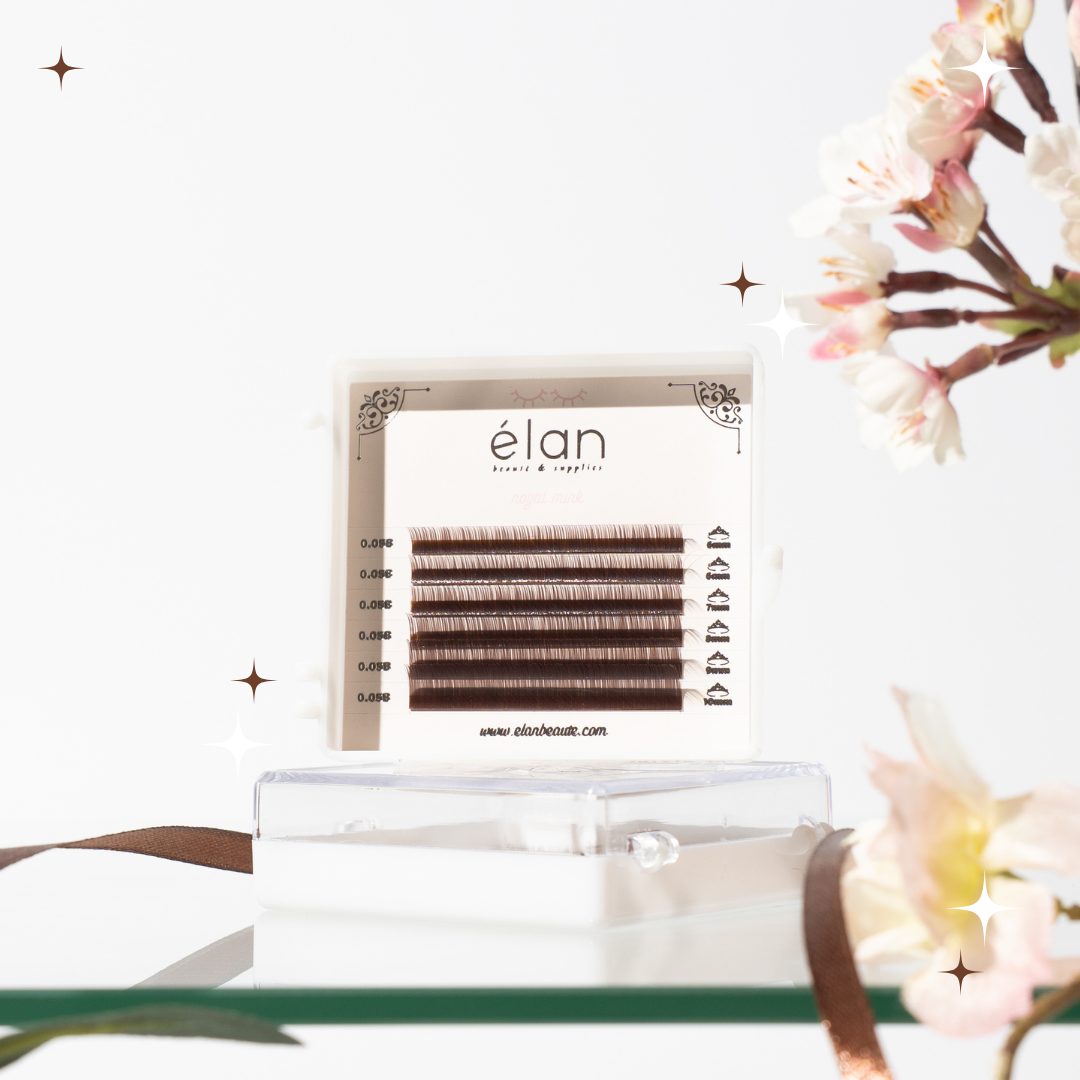 BROWN BOTTOM LASHES mini tray