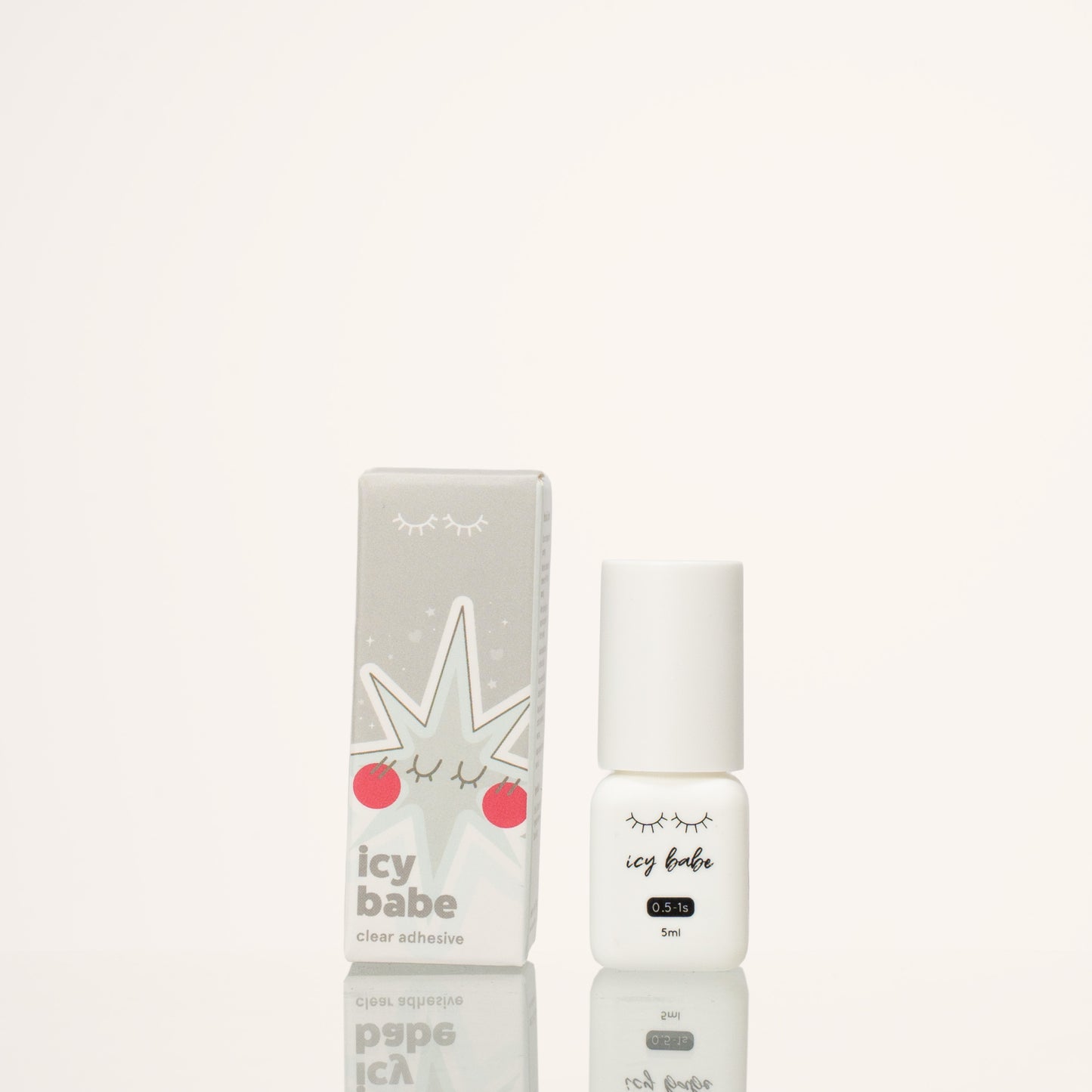 ICY BABE clear adhesive