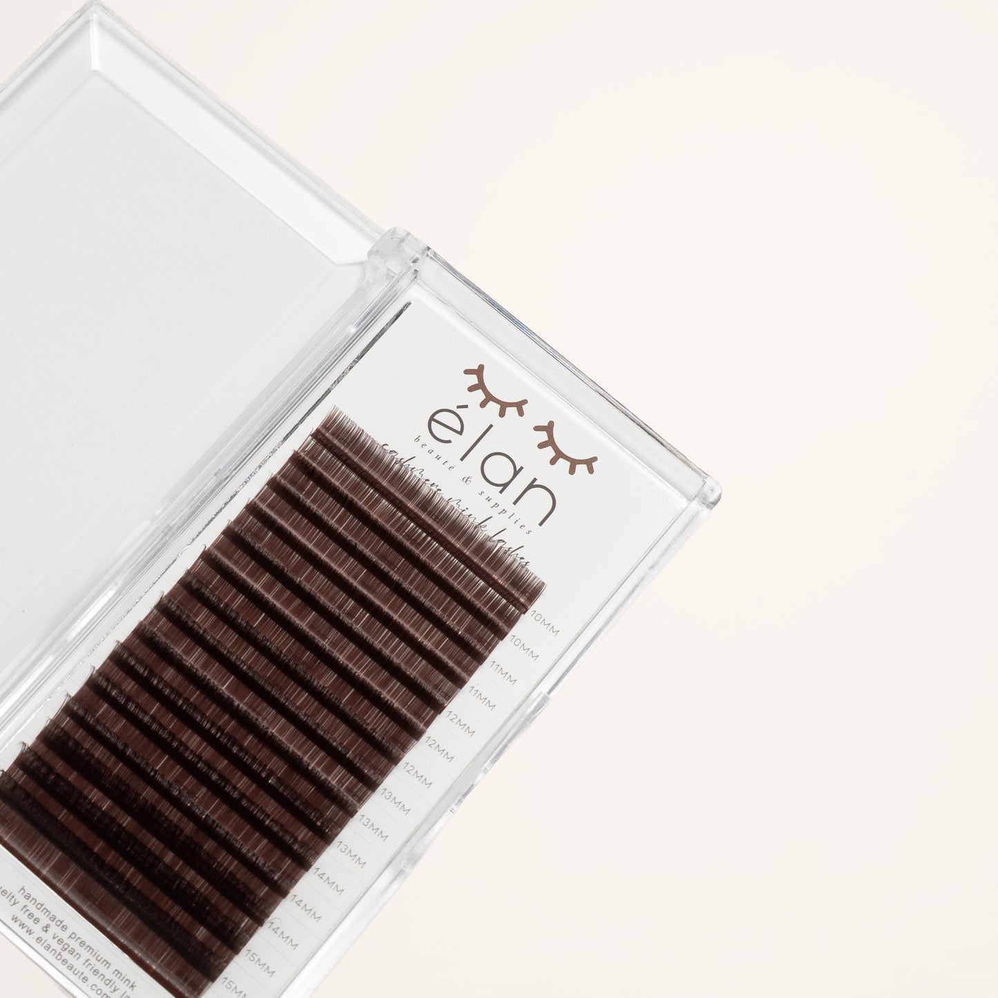 DARK BROWN color lashes