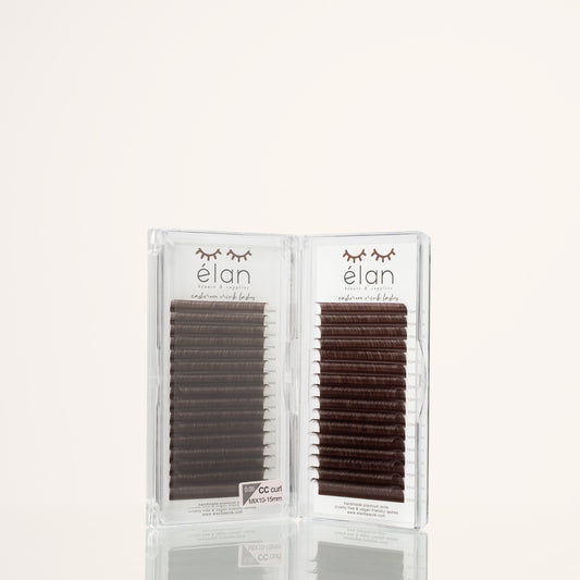 DARK BROWN color lashes