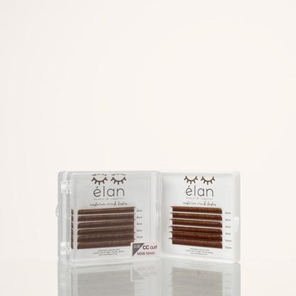 MINI BROWN color lashes