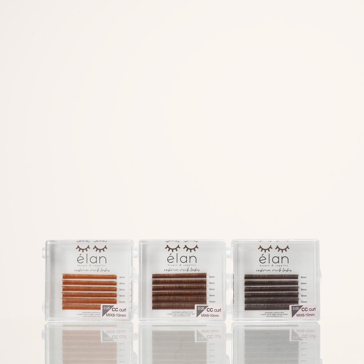 MINI BROWN color lashes