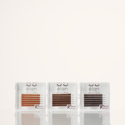 MINI BROWN color lashes