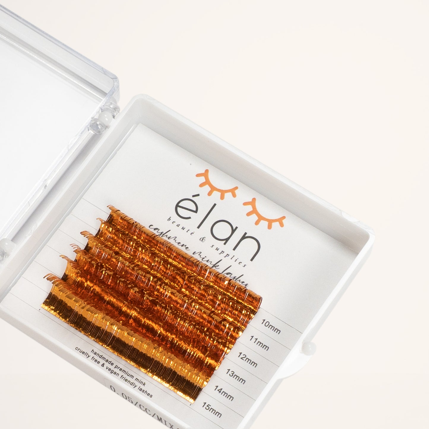 mini holo tinsel lashes