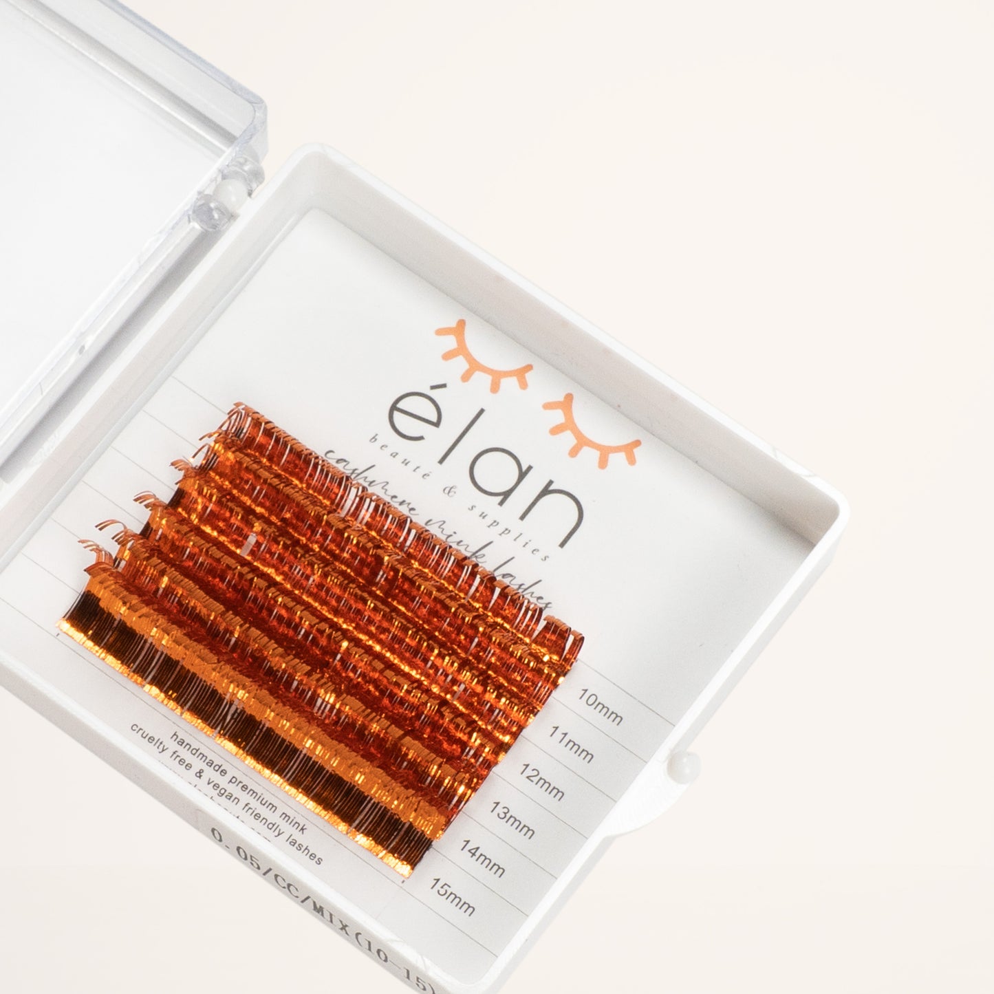 mini holo tinsel lashes