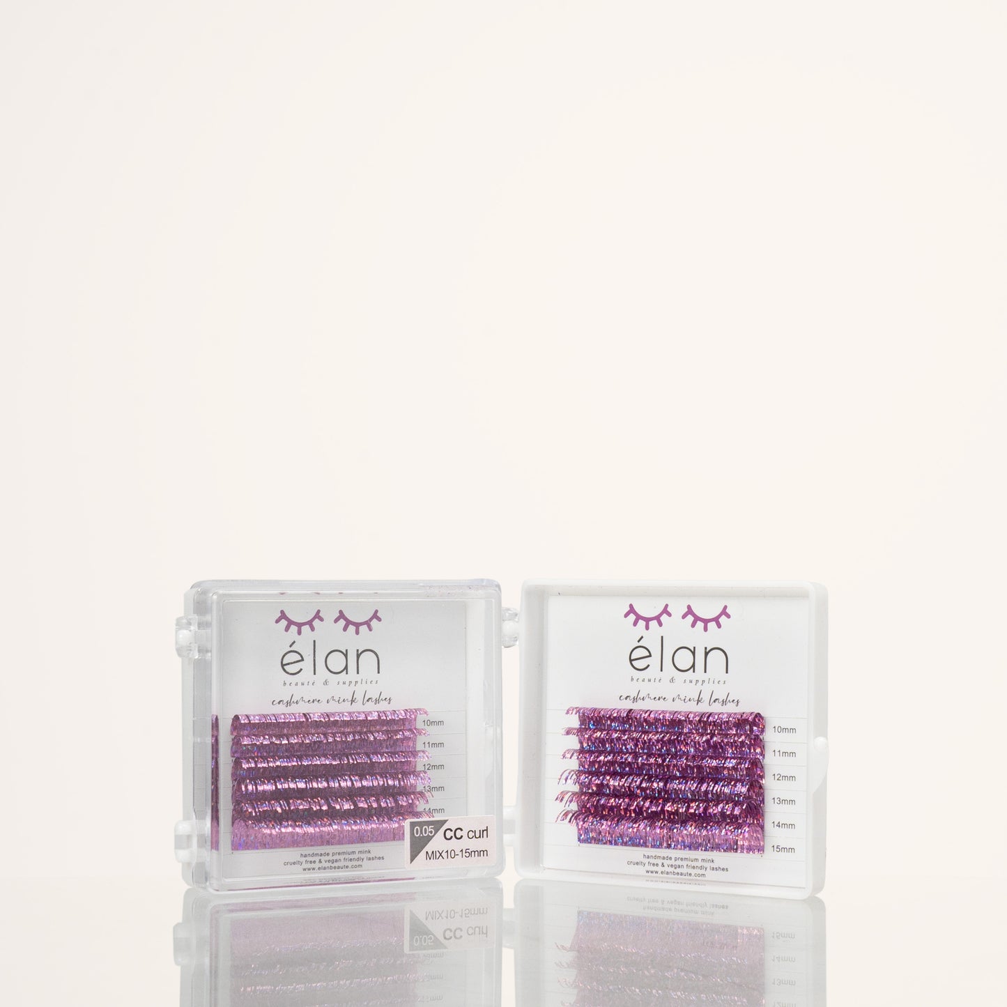 mini holo tinsel lashes