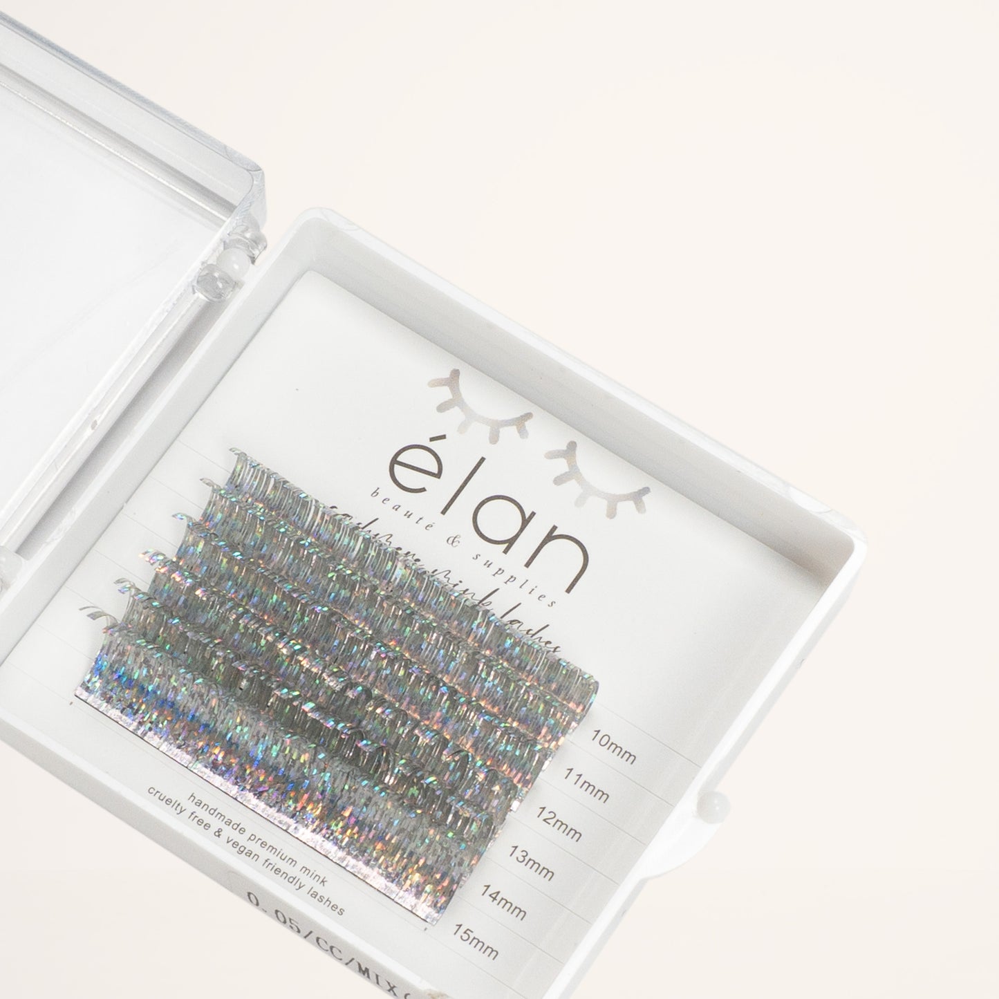 mini holo tinsel lashes