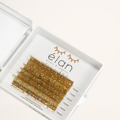 mini holo tinsel lashes
