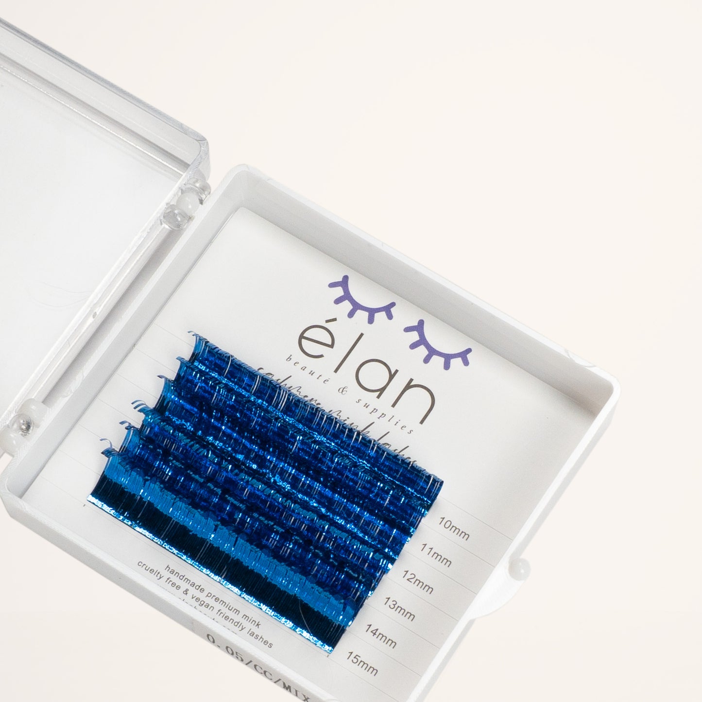 mini holo tinsel lashes