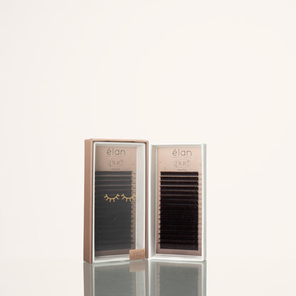 the NUE collection shade-matching color lashes