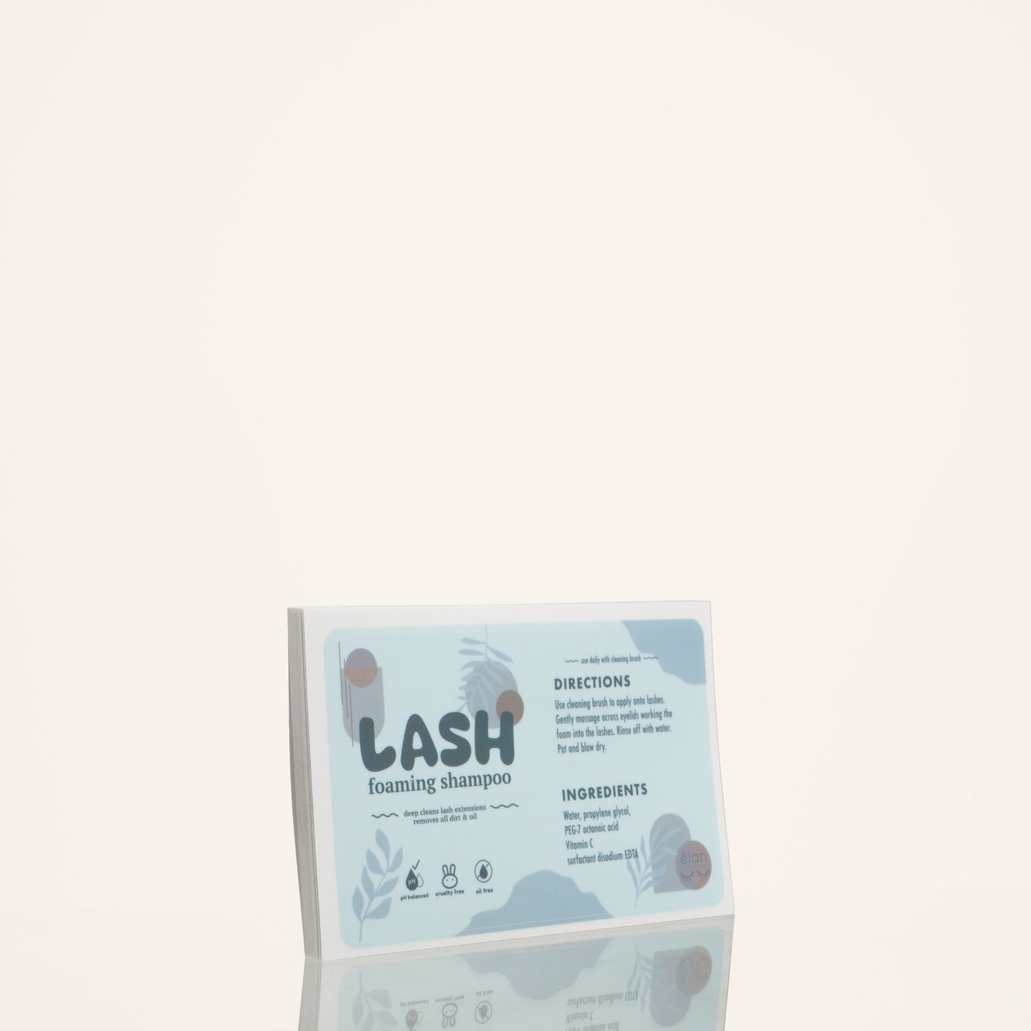 lash shampoo LABELS (pack of 25)