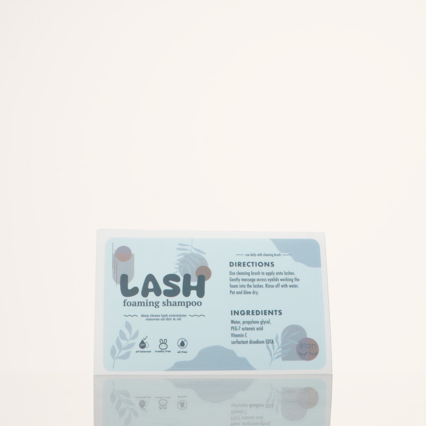 lash shampoo LABELS (pack of 25)